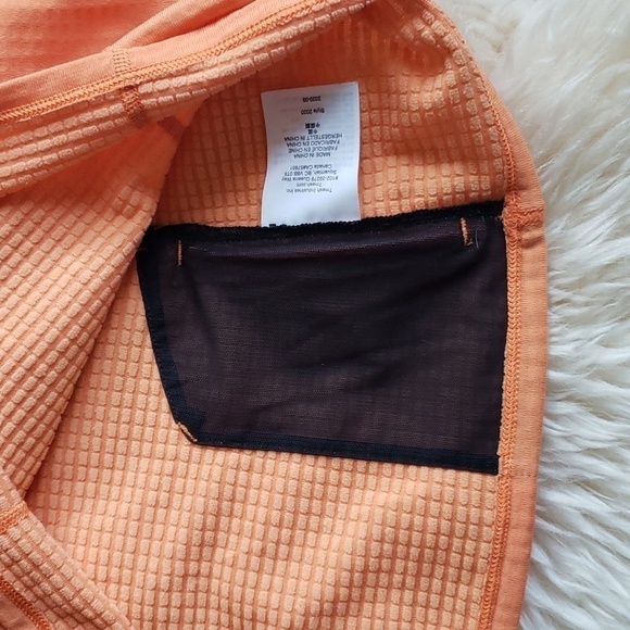 7 Mesh cycling base layer thermal long sleeve small orange - Picture 5 of 11